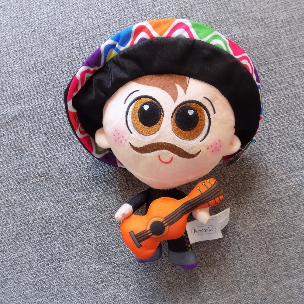 Amparin Distroller Mariachi Plush Toy Unisex 11in Multicolor Excellent Sombrero